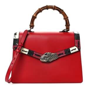 Gucci Calfskin Snakeskin Medium Lilith #223085G16B
